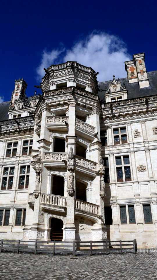 Escalier Francois 1er, Château de Blois