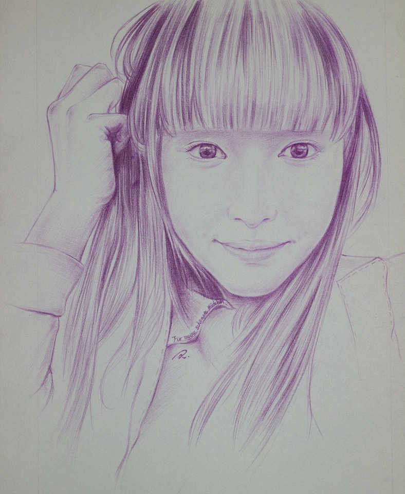 Colored pencils color of lead girls