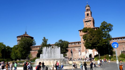 Castello Sforzesco di Milano. photo