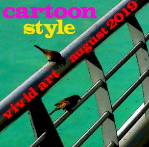 Vivid Art group August 2019 contest stamp