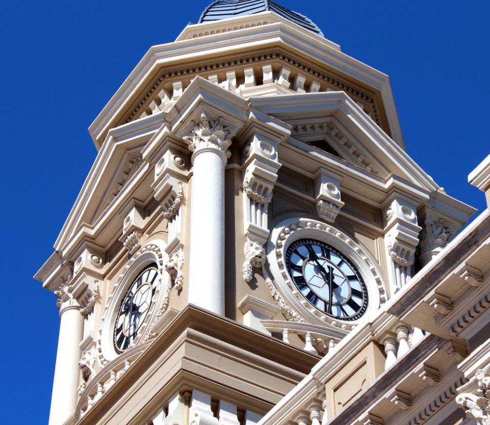 Port Elizabeth Town Hall clock photo