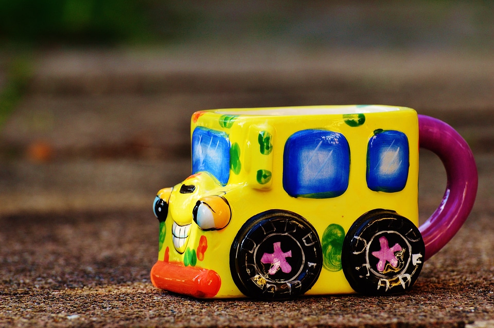 Cute children drink