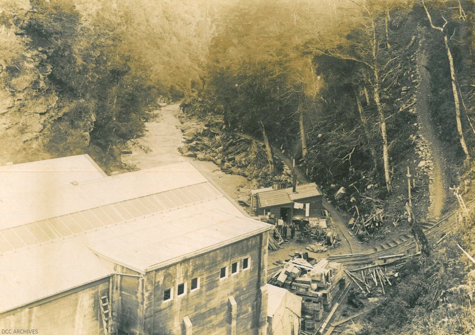 No 2 Station, Waipori - original building plus first extension c1920