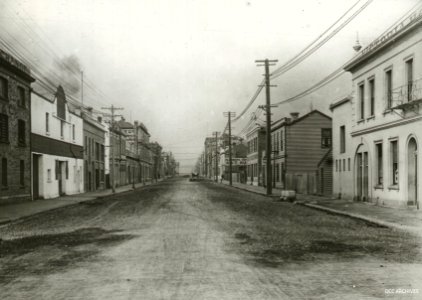 Cumberland Street from St Andrew Street looking South, c1920 photo