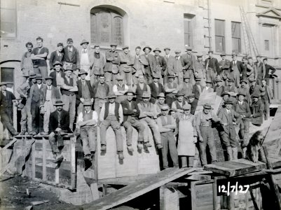 Town Hall Construction Workers photo