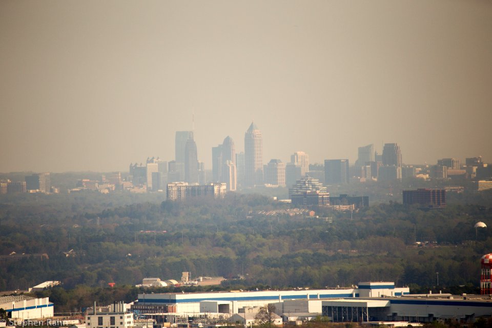 View of Atlanta from Kennesaw Mountain