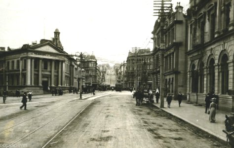 High Street, Public Works, 1914 photo