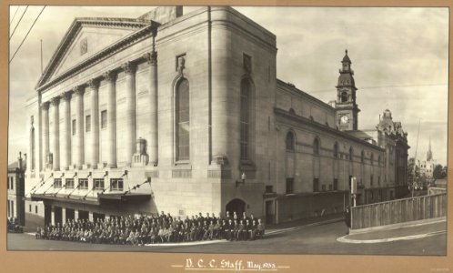Dunedin City Council Staff 1933 photo