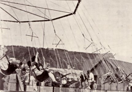 New Zealand & South Seas Exhibition - Amusement Park Merry Mix-Up ride, 1925-6 photo