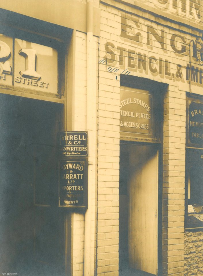 Mr Swan's Shop, Bath Street, 1928