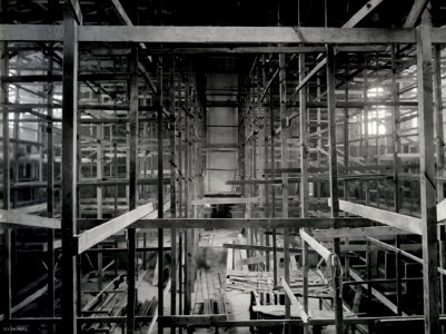 Interior Construction of Dunedin Town Hall photo