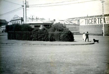 Manor Place Station by Market Reserve, 1919
