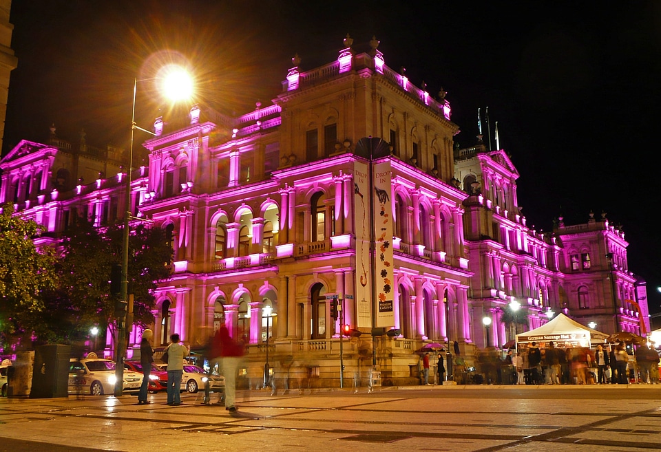 Facade abendstimmung building