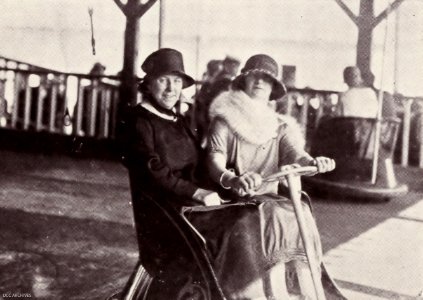 New Zealand & South Seas Exhibition - Amusement Park, Junior Dodgems ride, 1925-6 photo