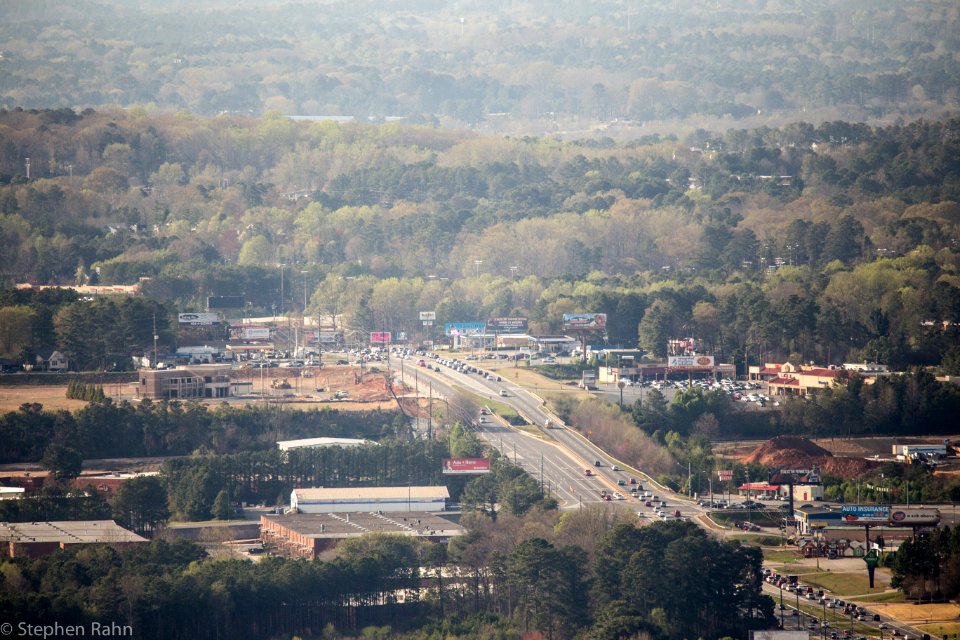 View of Kennesaw from Kennesaw Mountain
