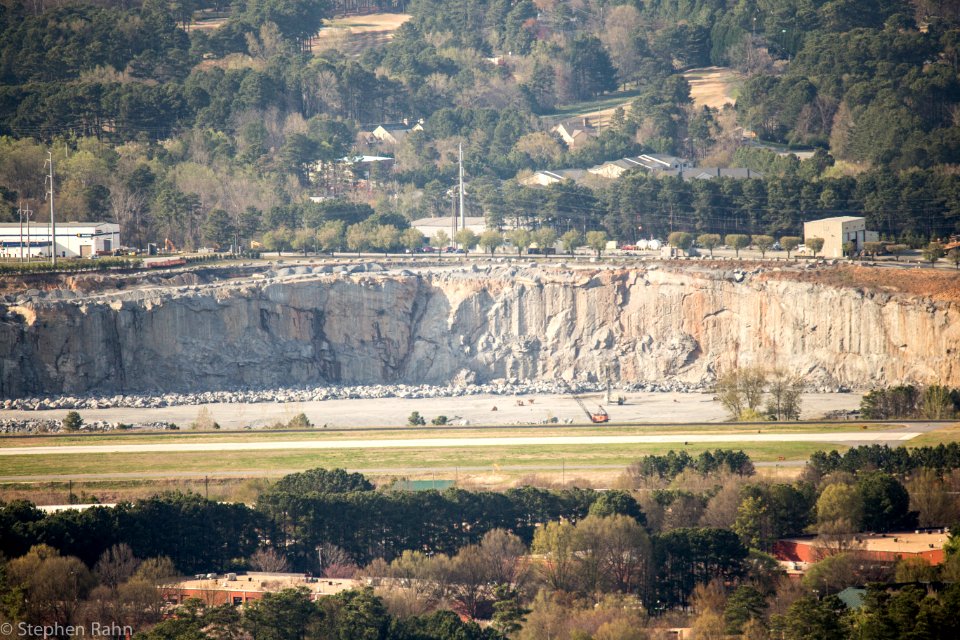 View of Kennesaw Quarry from Kennesaw Mountain