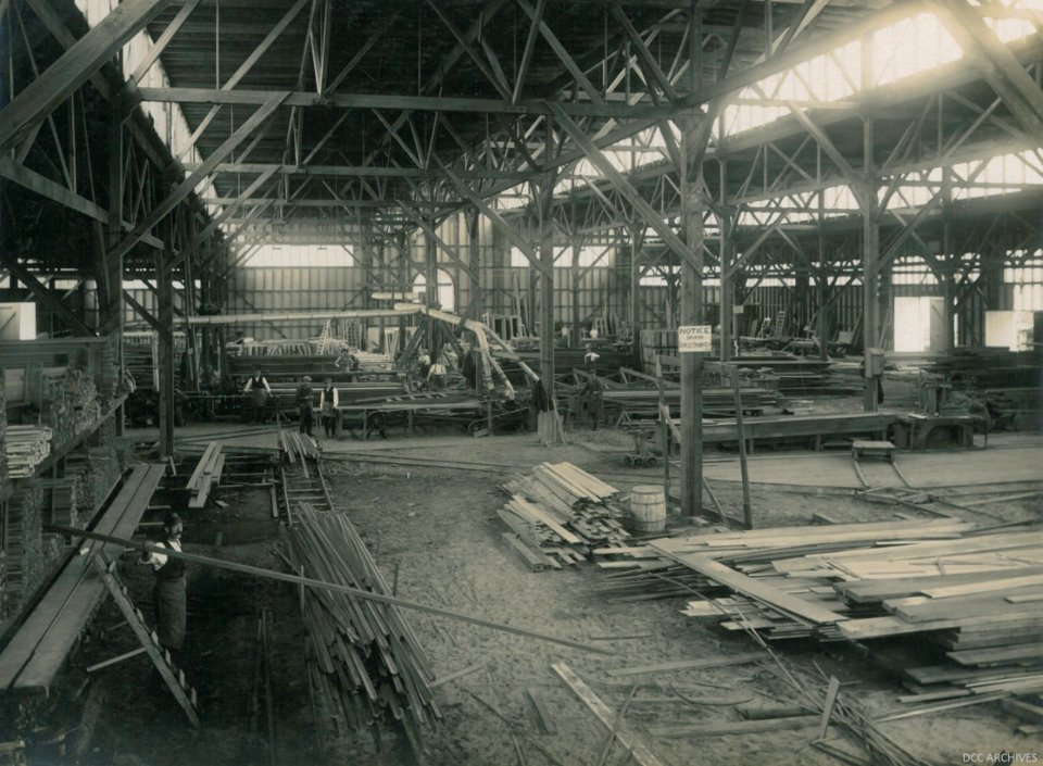 Construction of the New Zealand & South Seas Exhibition, Logan Park 1924-1925