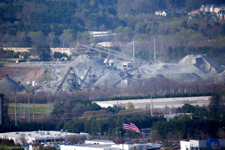 View of Kennesaw Quarry from Kennesaw Mountain