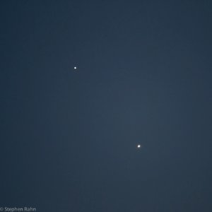 Venus and Jupiter photo