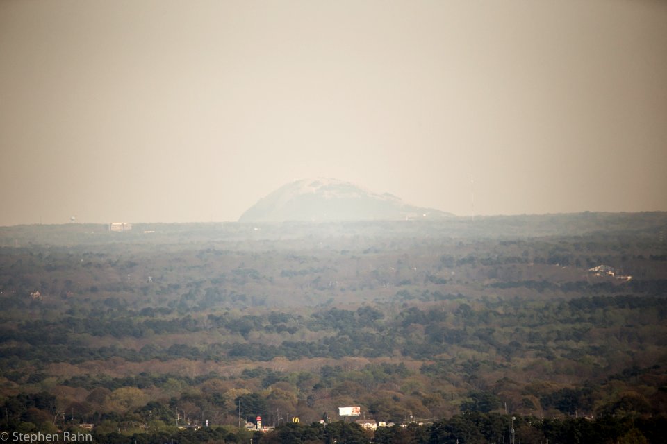 View of Kennesaw Quarry from Kennesaw Mountain