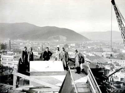 Coping Stone Ceremony, 6 April 1929