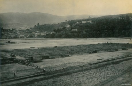 Foundations - Construction of the New Zealand & South Seas Exhibition, Logan Park 1924-1925