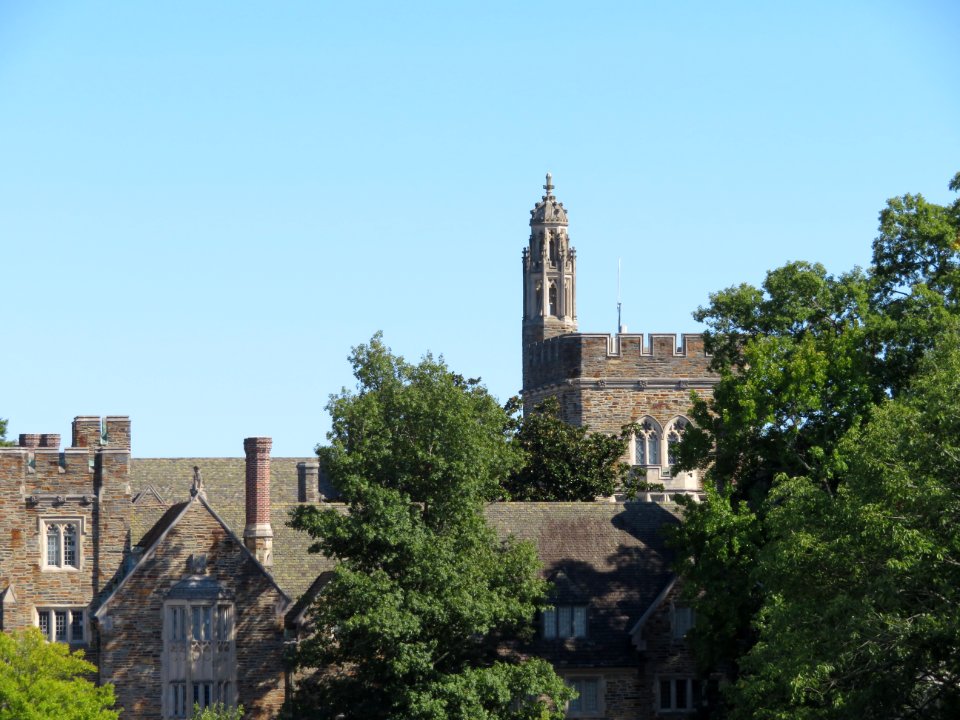 West campus of Duke University in Durham, NC, USA