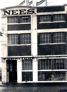 Nees Furniture Building, corner of Anzac Avenue and Hanover Street c1920s photo
