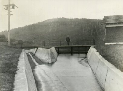 Sullivan's Dam - Spillway and Flood Channel c1920