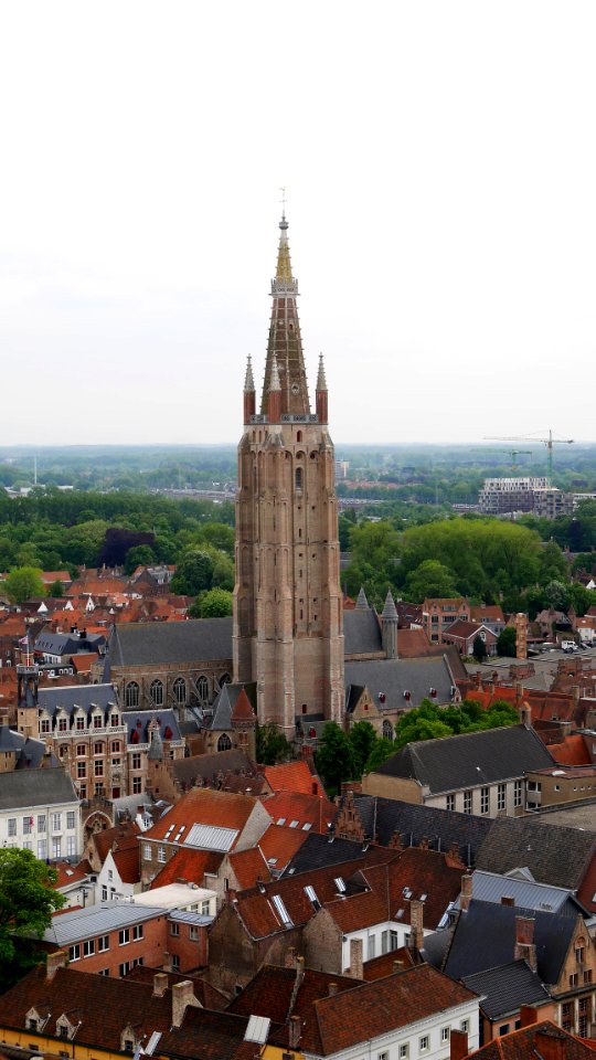 Vue aérienne de Bruges