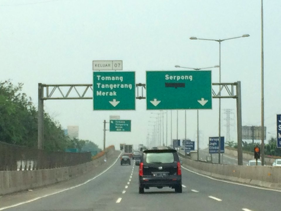 Roadtrip from JIRR to Alam Sutera via JORR