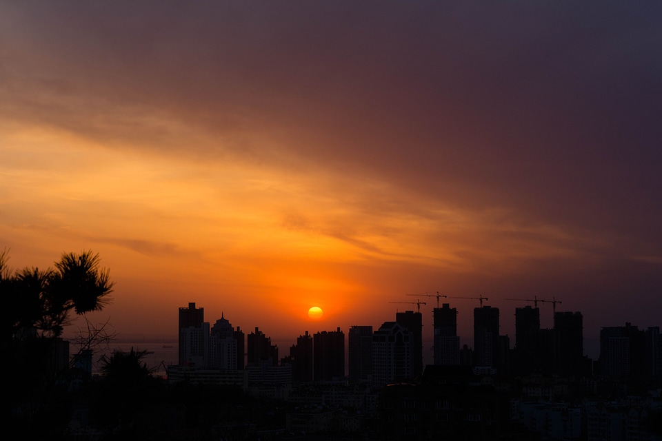 Views city sky