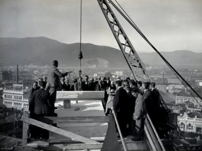 Coping Stone Ceremony, 6 April 1929