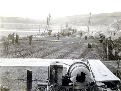 Anzac Avenue Bridge construction, 1925