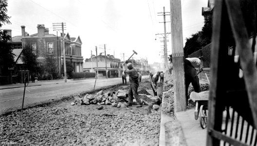 George Street Road Works, 1928