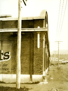 The Vacuum Oil Company Store, corner Fryatt and Halsey Streets, 1927 photo