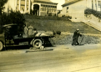 Cable Laying - Main South Road, c1920