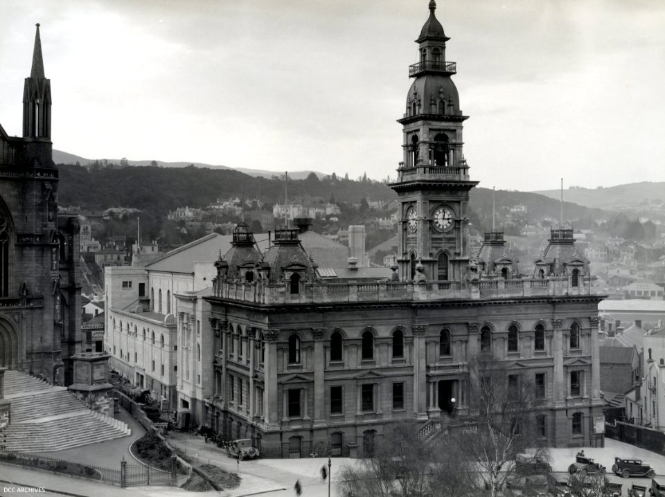 Newly Completed Dunedin Town Hall 1929