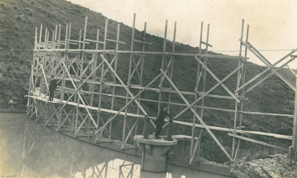 Luella Dam under Construction c1911