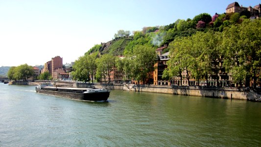 Péniche sur la Saône