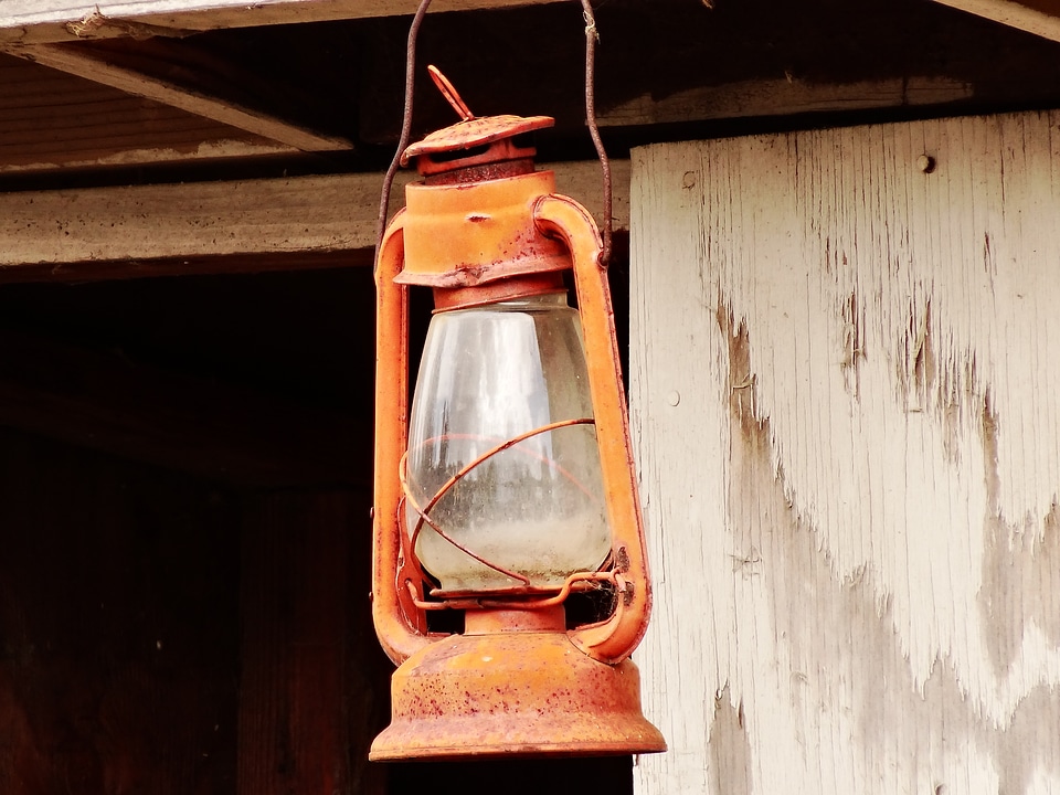 Decoration rustic lamp