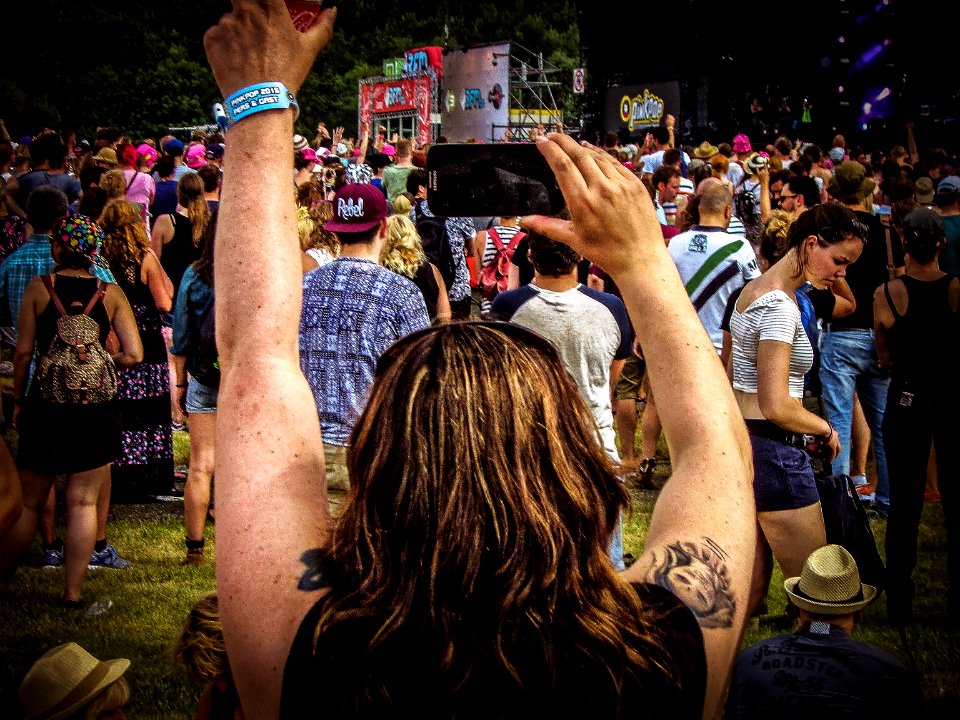 Taking Pictures Of The Crowd