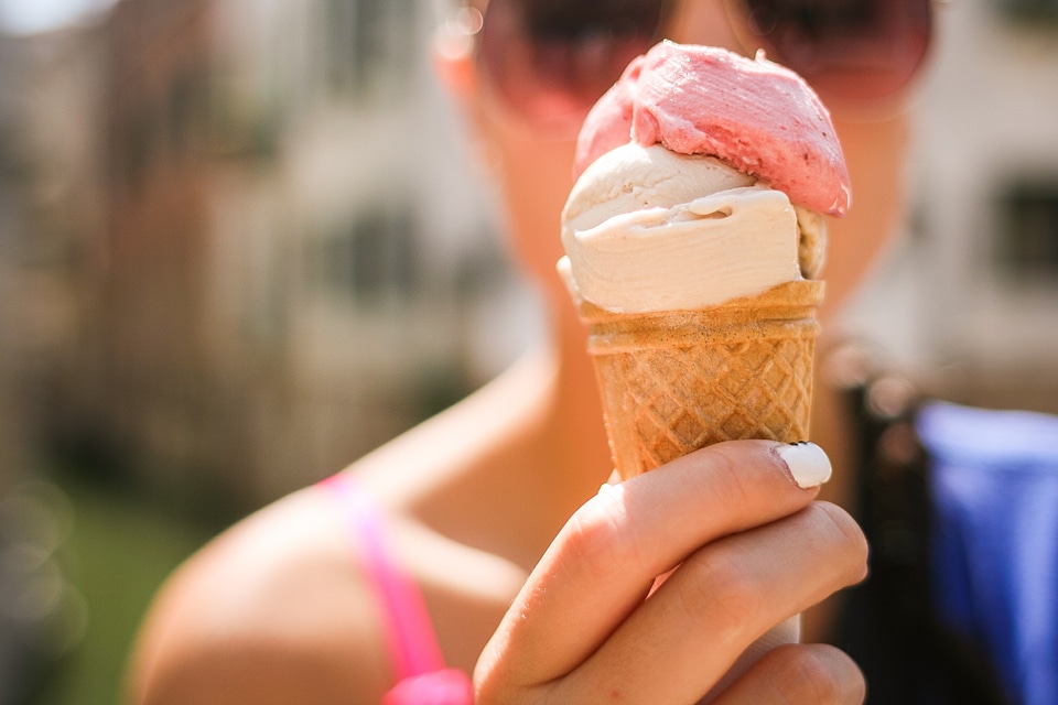 Summer treat waffle