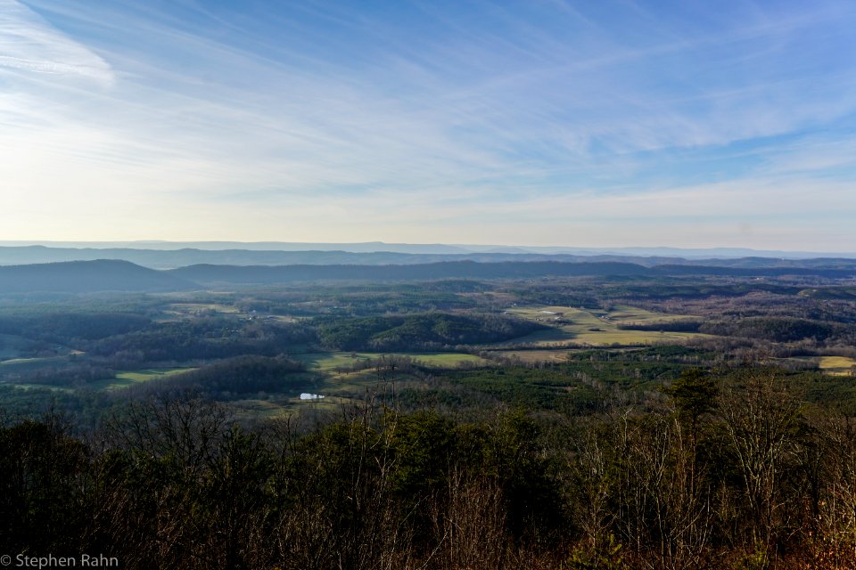 View from John's Mountain - Lafayette, Georgia