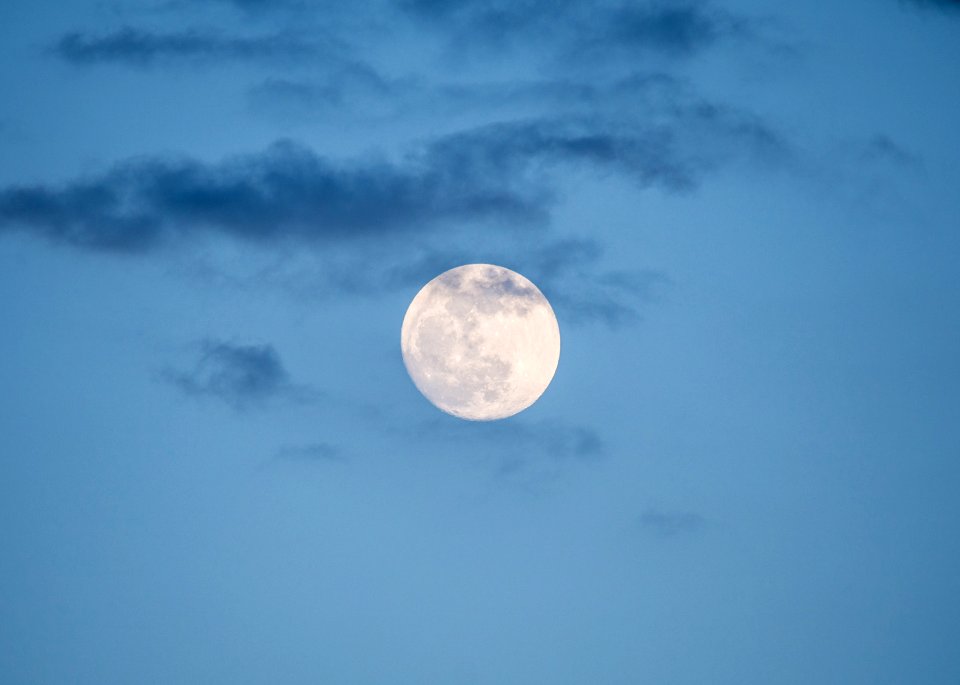 Late Afternoon Moon on May 23rd, 2013