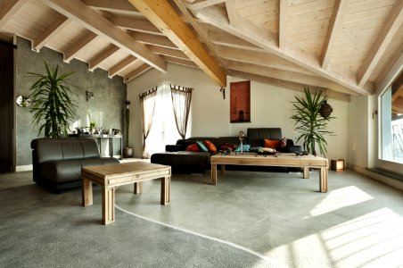 interior new loft, ethnic furniture, living room photo