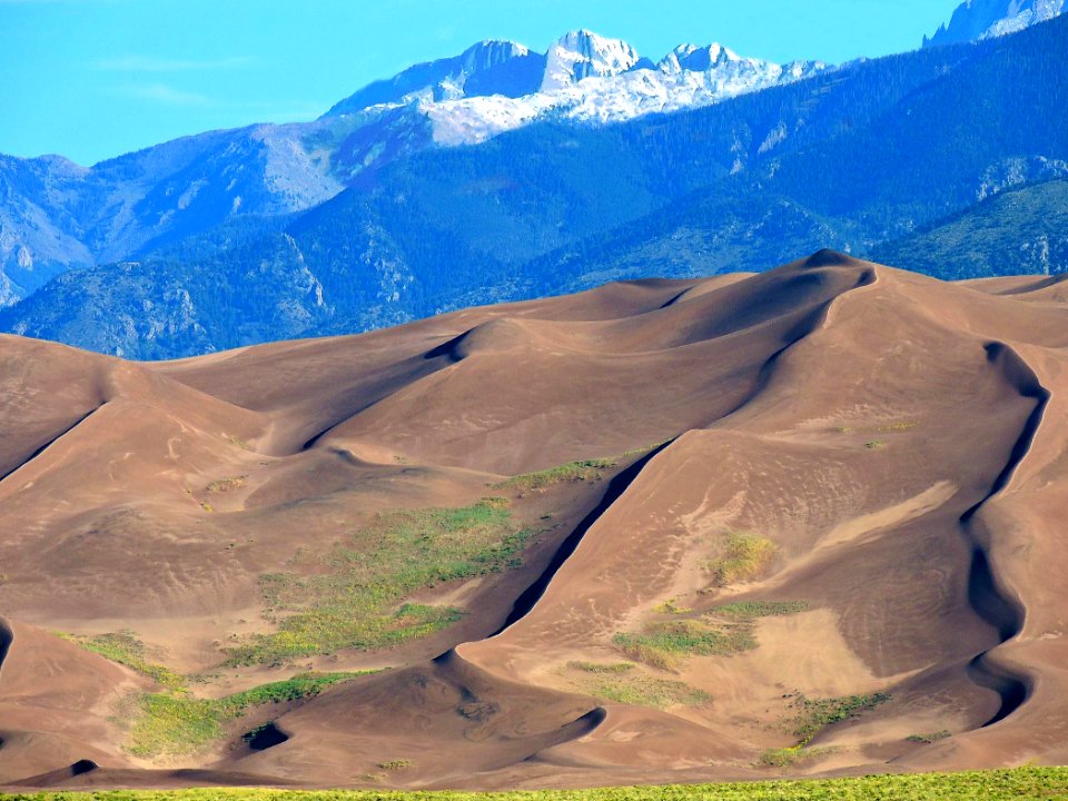 Fresh Snow, August 2016, Kit Carson Mountain Above Dunes