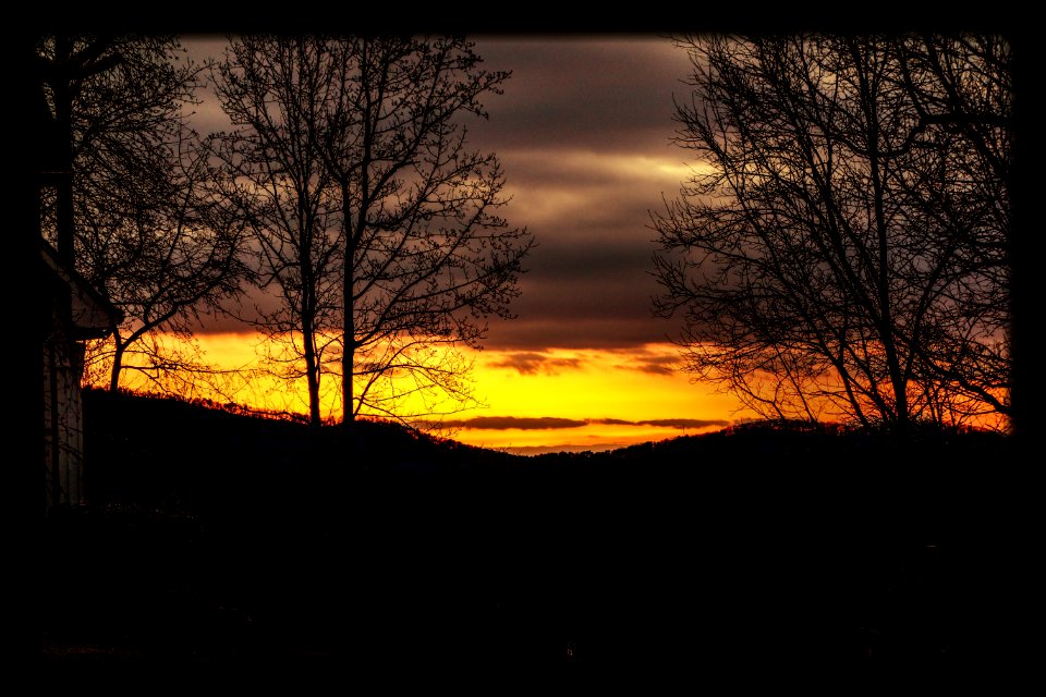 Sunset on March 6th, 2013