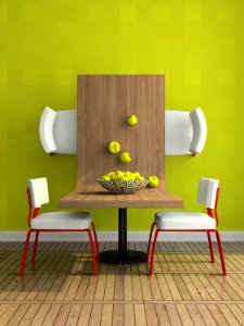 Part of the abstract dining-room