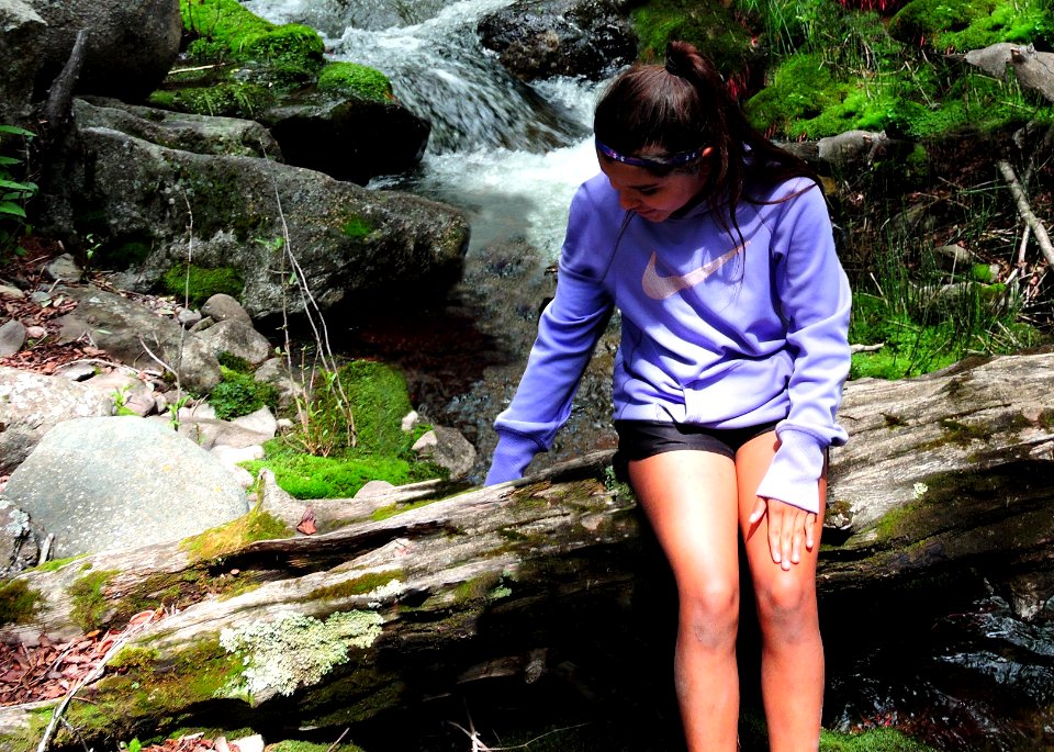 Girl Beside Mosca Creek